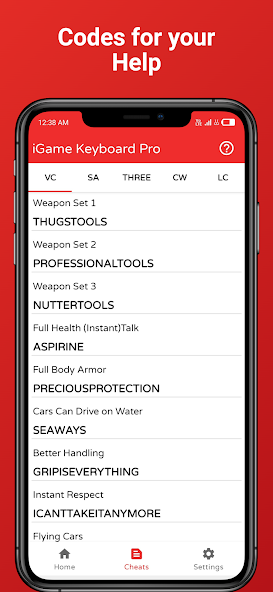Game Keyboard Pro apply cheats screenshot 4