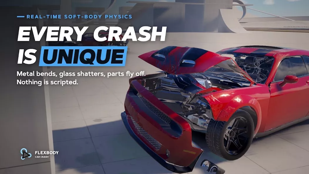 Flexbody Car Crash: Soft Body gameplay screenshot 1