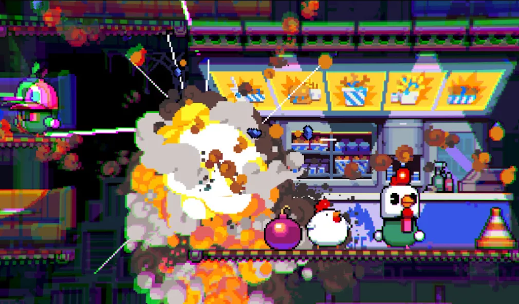 Bomb Chicken gameplay screenshot 2