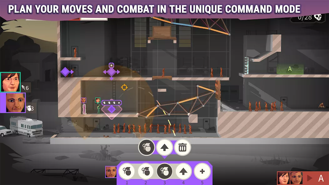 Bridge Constructor: The Walking Dead screenshot 1