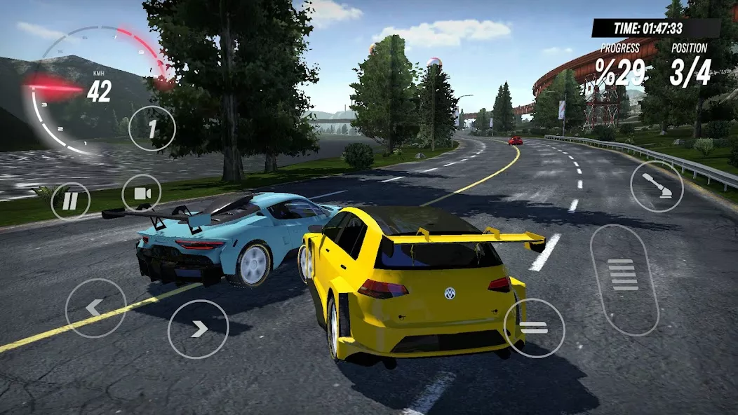 Car Racing Pro: Highway Rally screenshot 2