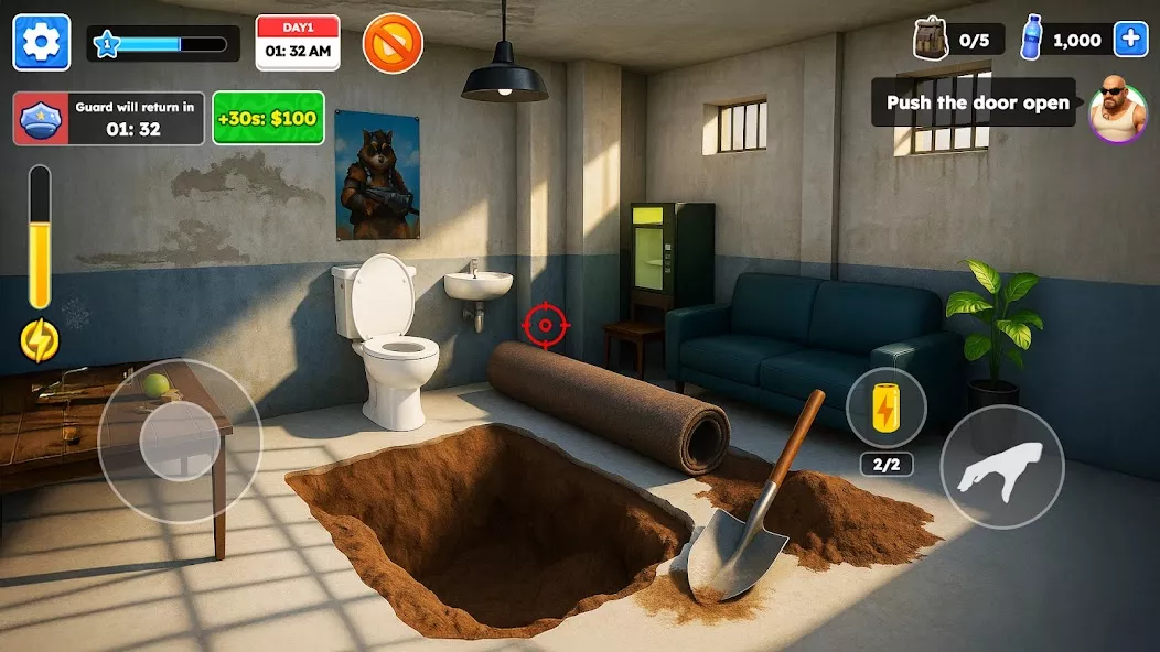Prison Escape: Dig & Run screenshot 1