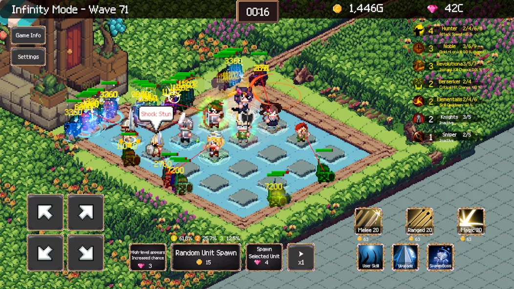Hero 2048 – Merge Defense Game screenshot 4