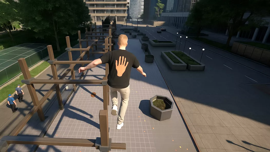 Only Going Up Parkour Rooftop gameplay screenshot 1