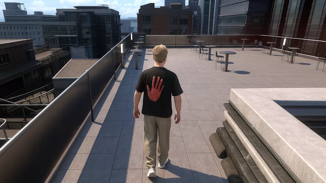 Only Going Up Parkour Rooftop gameplay screenshot 4