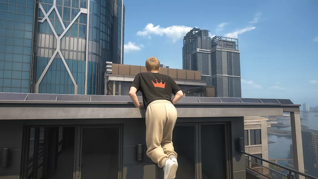 Only Going Up Parkour Rooftop gameplay screenshot 5
