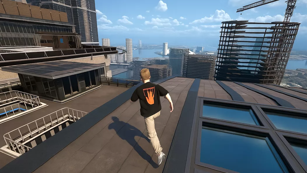 Only Going Up Parkour Rooftop gameplay screenshot 2