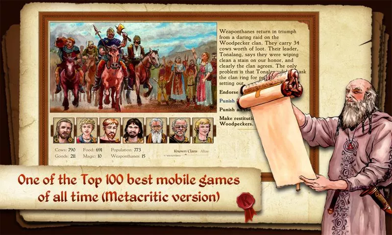 King of Dragon Pass: Text RPG screenshot 1