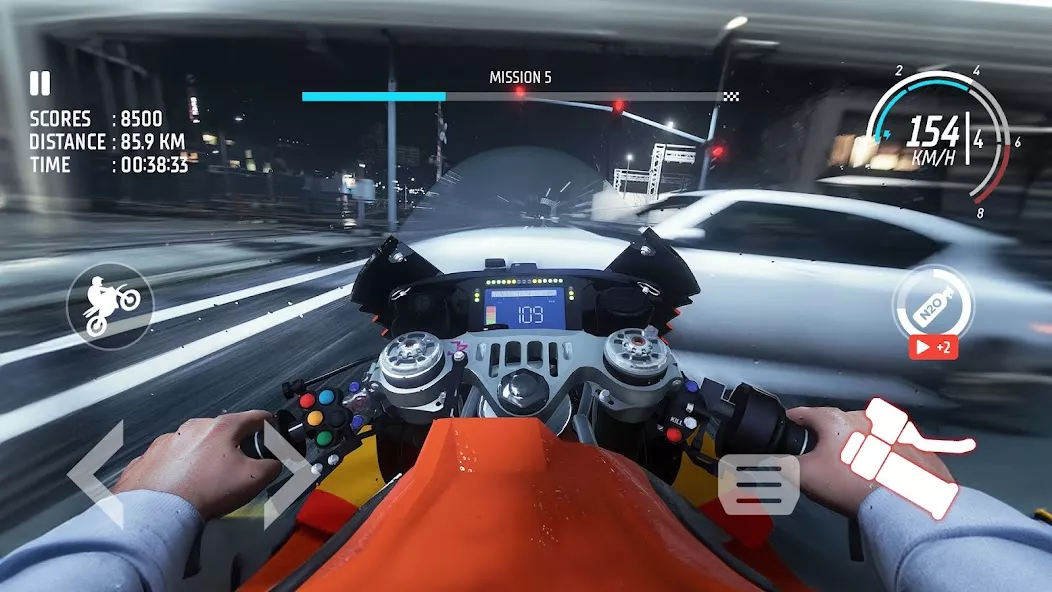 Traffic Bike: Driving City 3D gameplay screenshot 3