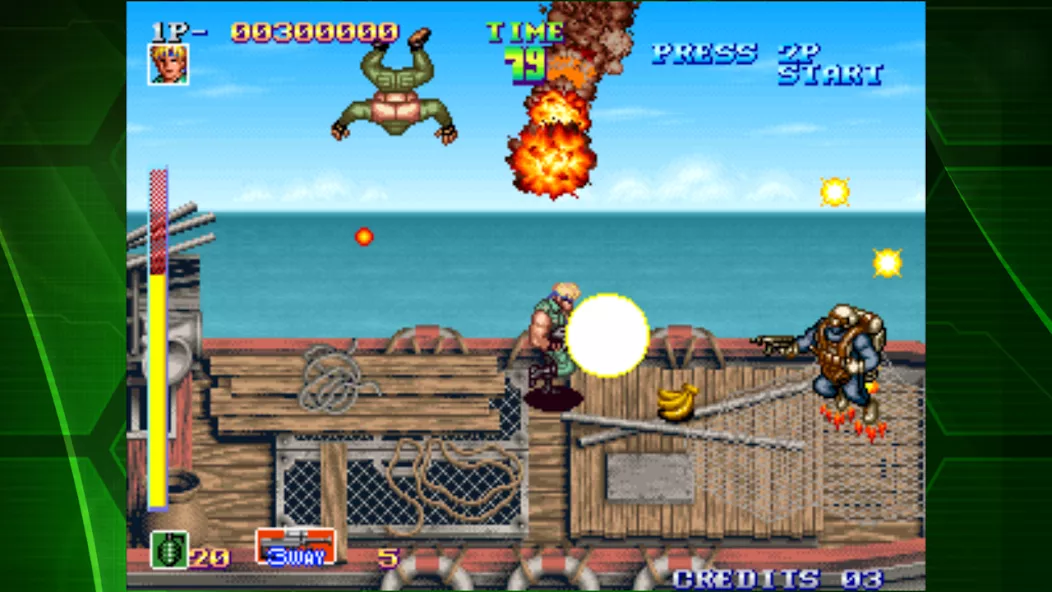 SHOCK TROOPERS ACA NEOGEO gameplay screenshot 4