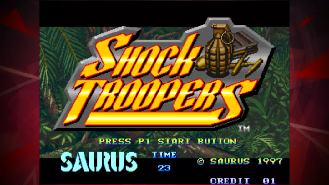 SHOCK TROOPERS ACA NEOGEO gameplay screenshot 1