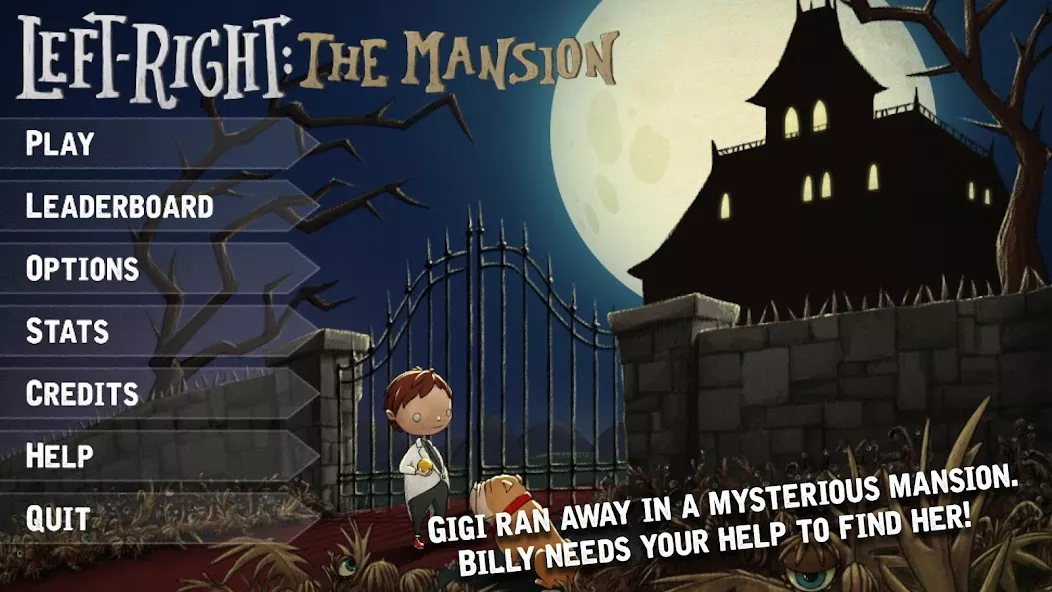 Left-Right: The Mansion gameplay screenshot 1