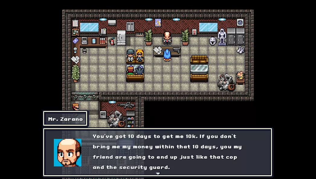 Debt City – Retro Life Sim RPG screenshot 4
