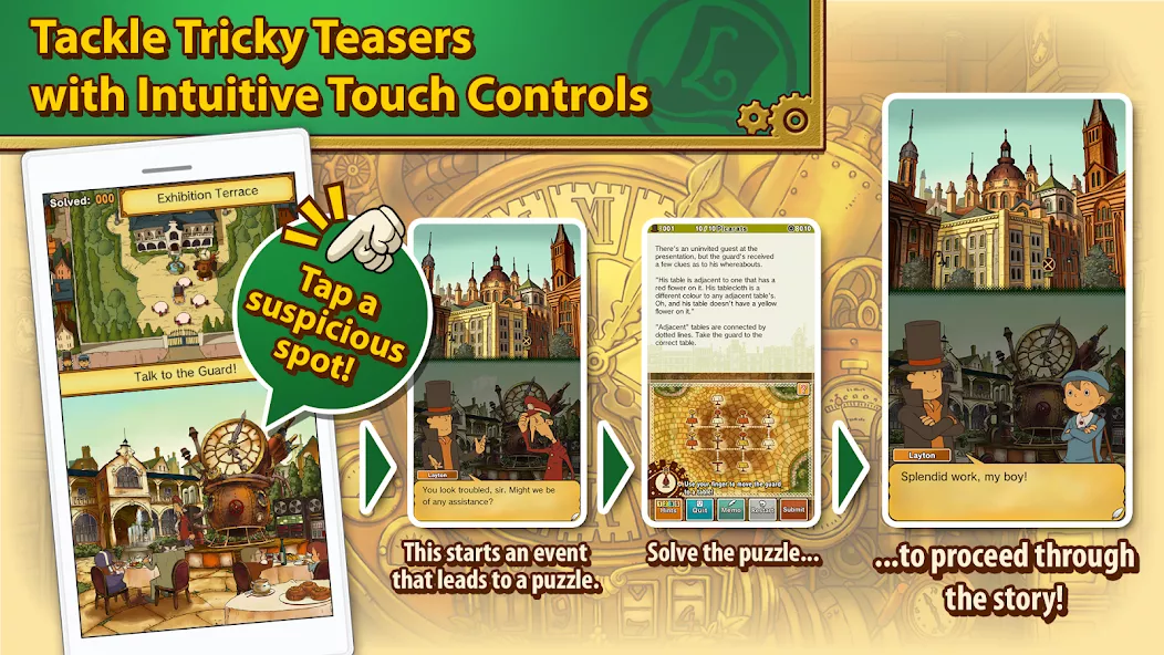 Layton: Lost Future in HD gameplay screenshot 3