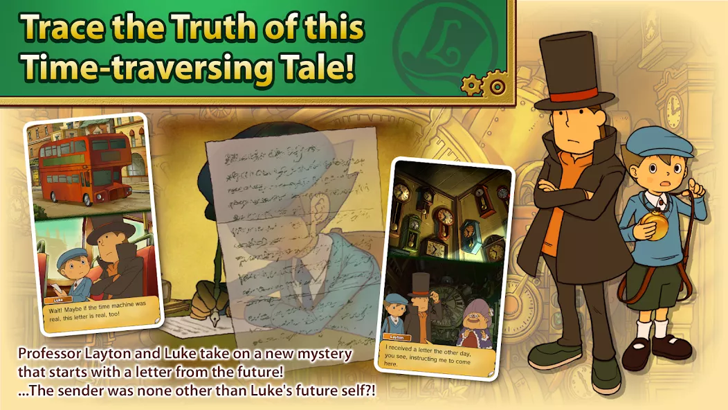 Layton: Lost Future in HD gameplay screenshot 2