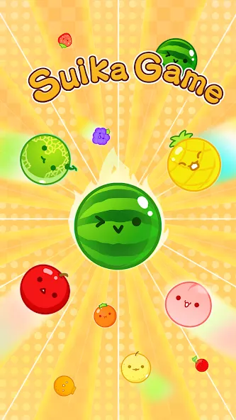 Suika Game gameplay screenshot 1
