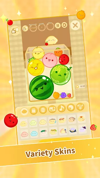 Suika Game gameplay screenshot 4