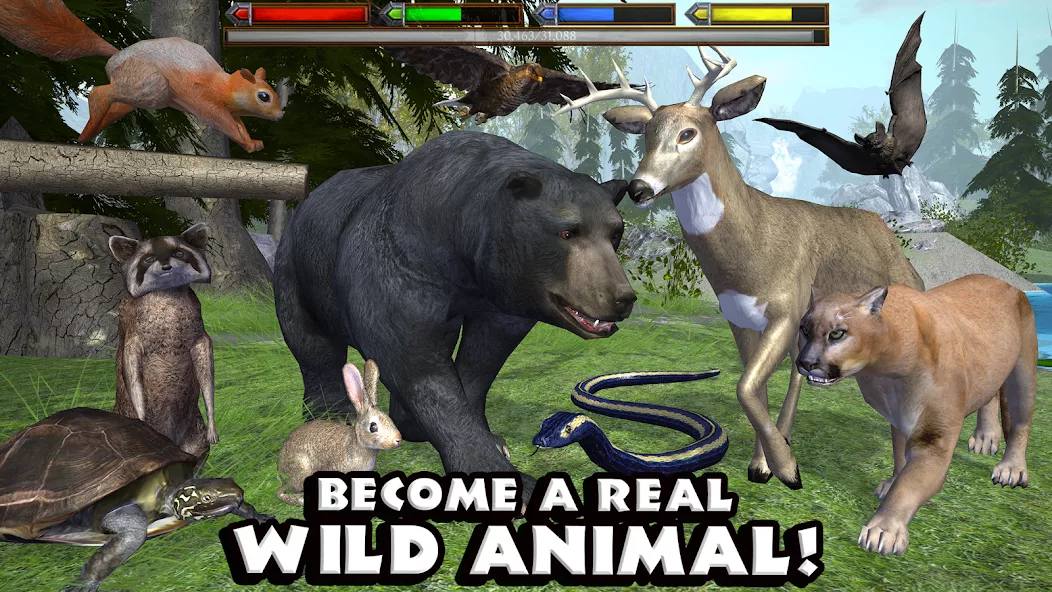 Ultimate Forest Simulator gameplay screenshot 1