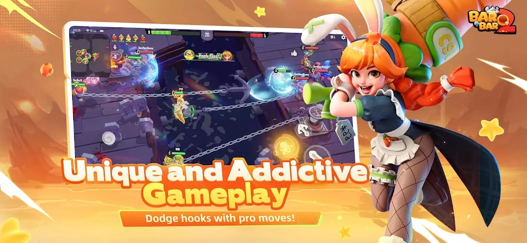 BarbarQ 2 main menu screen