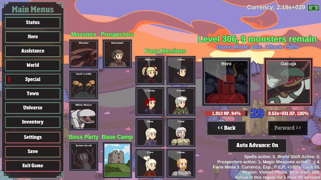 Monster Hunting: Grind Forever screenshot 1