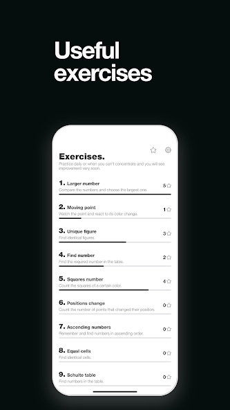 Concentration training screenshot 2