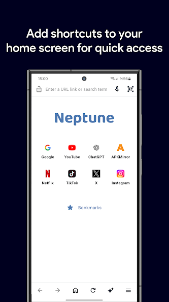 AI-powered Neptune Browser screenshot 2