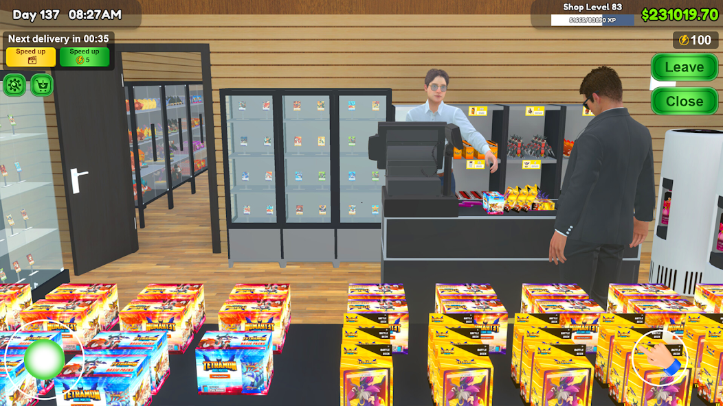 TCG Card Shop Sim Idle Game gameplay preview 5