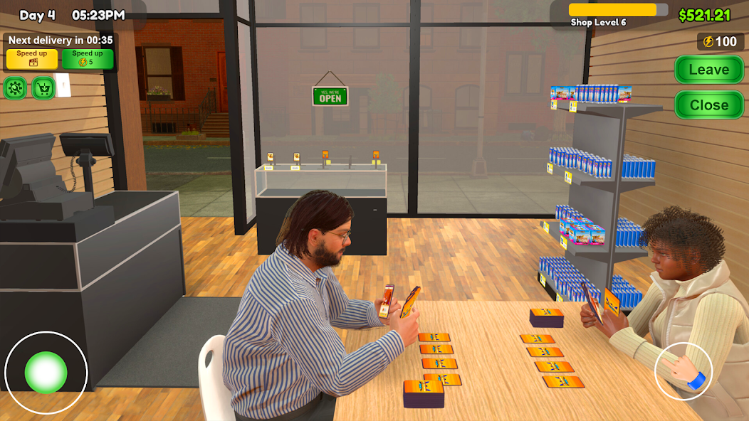 TCG Card Shop Sim Idle Game gameplay preview 4