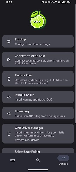 Lime3DS screenshot 2