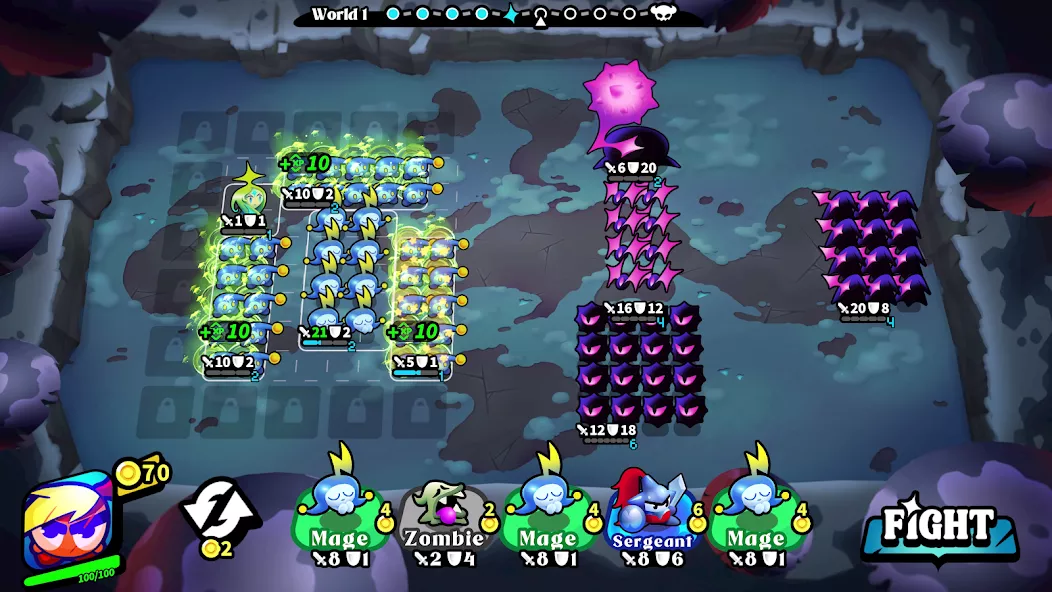 Knightica gameplay screenshot 2