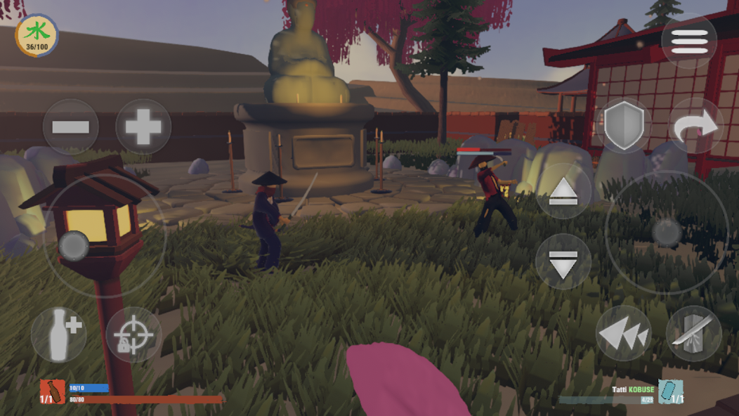 Katana Kata: Way of Ronin character customization menu