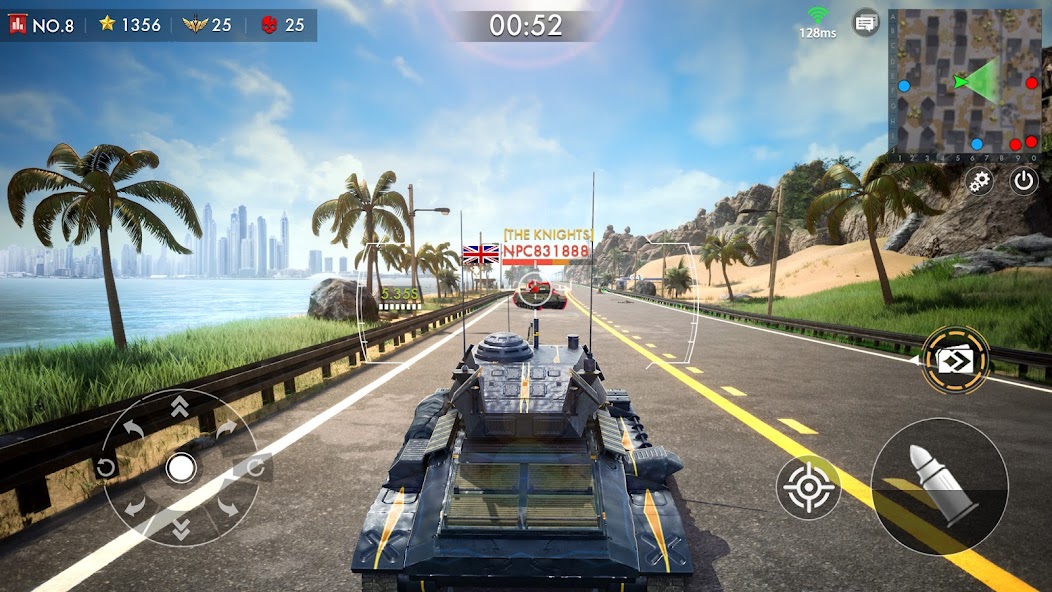 Tank Conflict: PVP Blitz MMO gameplay screenshot 1