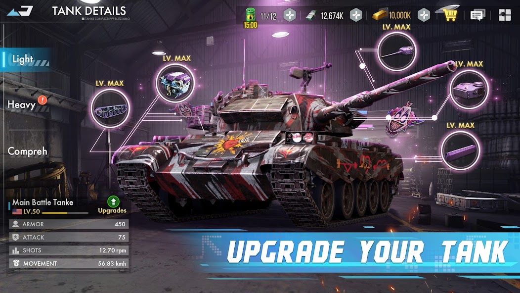 Tank Conflict: PVP Blitz MMO gameplay screenshot 6