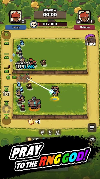 Lucky Defense gameplay screenshot 1