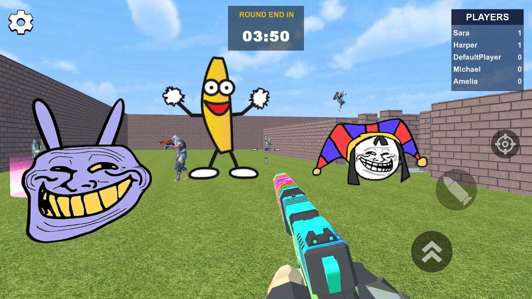 Meme Shooter in Sandbox Mods gameplay screenshot 1