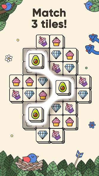 3 Tiles – Tile Matching Games, screenshot 1