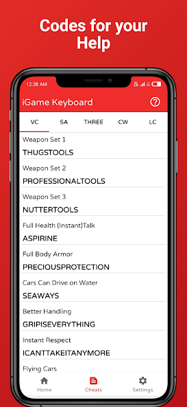 iGame: Game Keyboard for Cheats screenshot 4