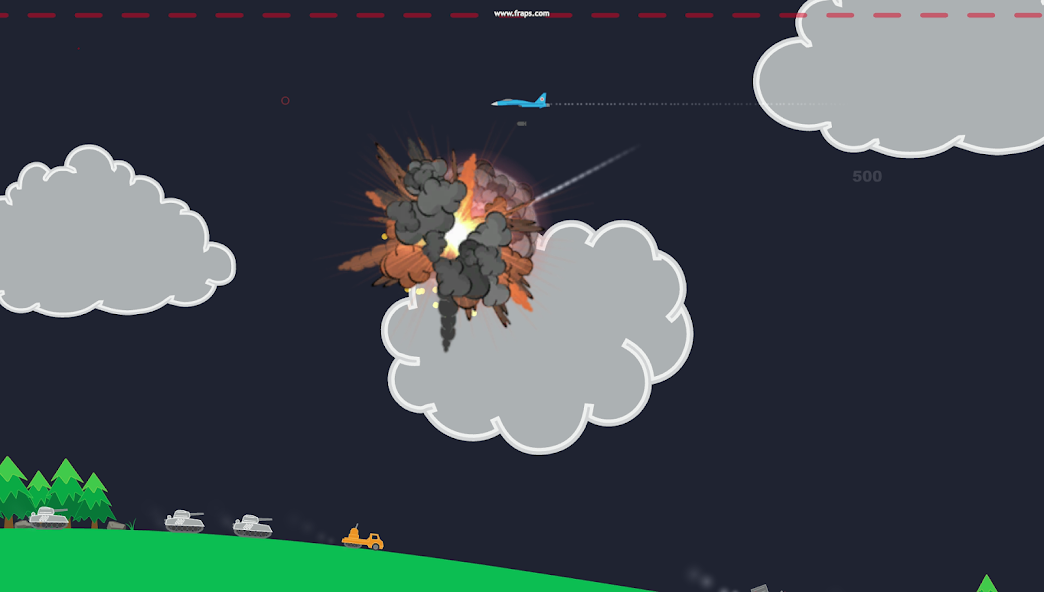 Atomic Fighter Bomber Pro gameplay screenshot 2