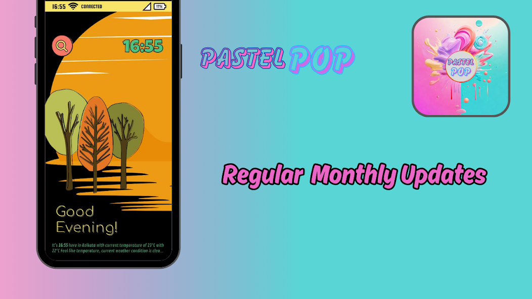 Pastel POP KWGT screenshot 3