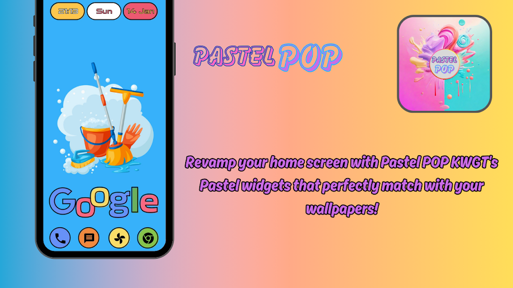 Pastel POP KWGT screenshot 6