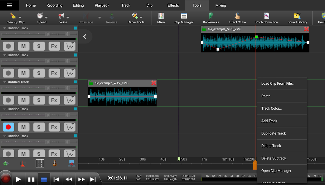 MixPad Master’s Edition screenshot 6