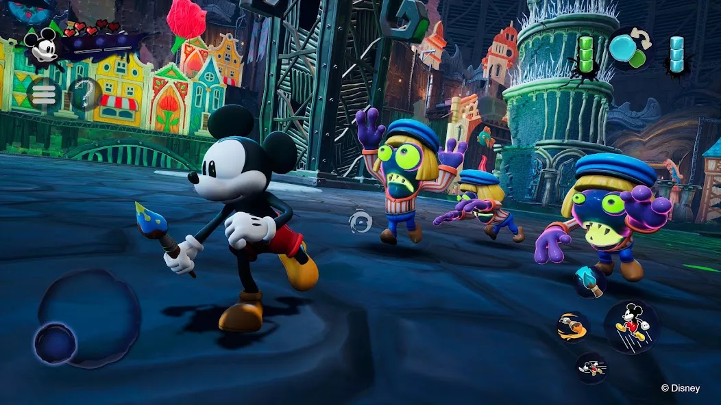 Disney Epic Mickey: Rebrushed gameplay screenshot 2