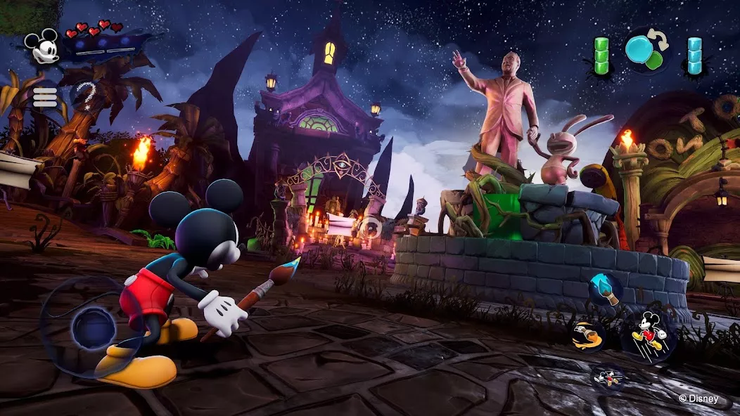 Disney Epic Mickey: Rebrushed gameplay screenshot 3