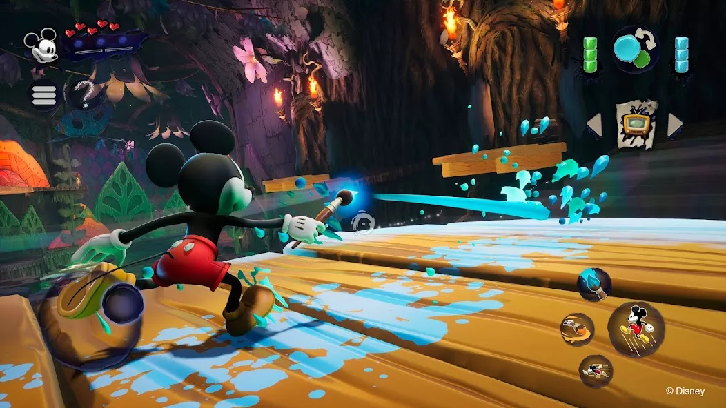 Disney Epic Mickey: Rebrushed gameplay screenshot 1