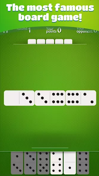 Dominoes gameplay screenshot 1