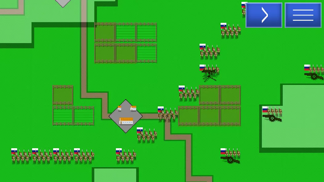 Pixel Soldiers: The Great War gameplay screenshot 1