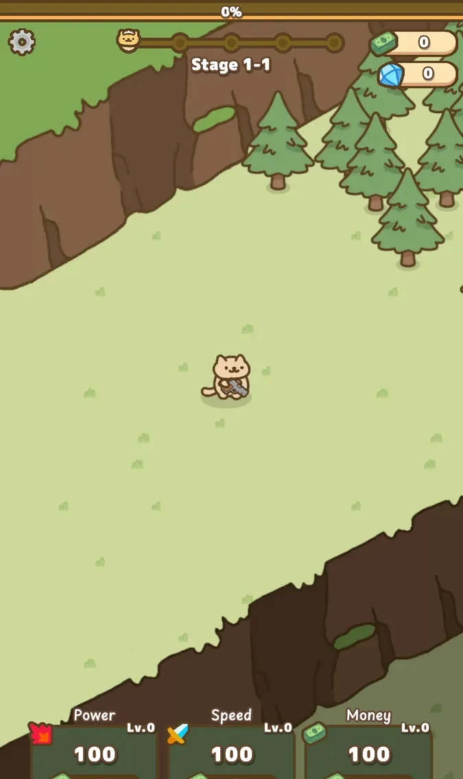 Idle Cat Gunner screenshot 1