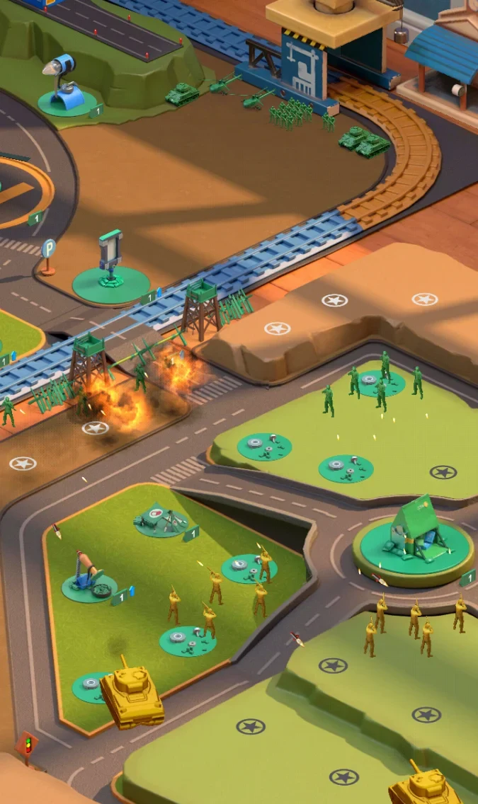 TOY WARS - Army Men Strike gameplay screenshot 1