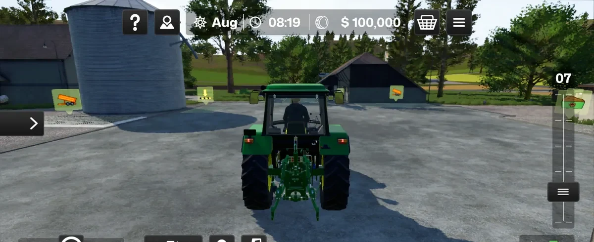Third screenshot of Farming Simulator 26 Mobile