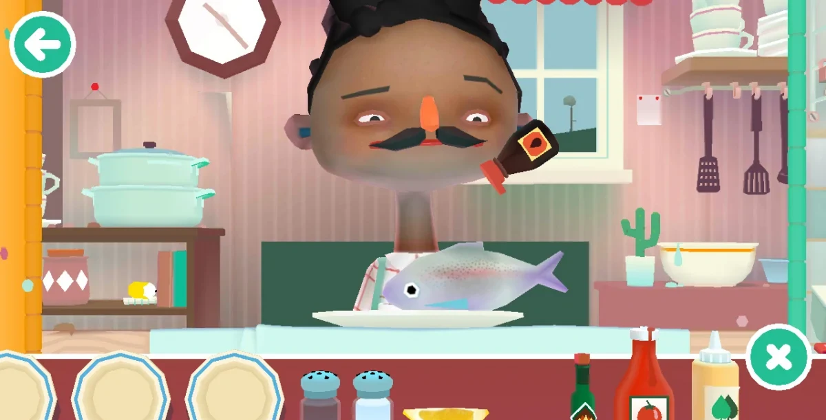 Toca Boca Jr character selection view